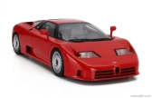 Bugatti Eb110 1991 v mierke 1:12 Červená