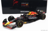 Minichamps Red bull F1 Rb18 Team Oracle Red Bull Racing N 1 Winner Abu Dhabi Gp Majster sveta 2022 Max Verstappen 1:18 Matná modrá žltá červená