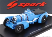 Spark-model Alfa romeo 8c 2.4l S8 Spider Team R.sommer N 7 24h Le Mans 1934 R.sommer - E.felix 1:43 Light Blue