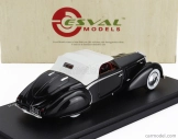 Esval model Delage D6-70 Cabriolet Letourneur & Marchand Closed 1939 1:43 Černá Bílá