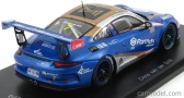 Spark-model Porsche 911 991 Gt3 N 7 Champion Porsche Carrera Cup Asia 2017 V.der Drift 1:43 Blue