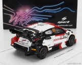 Spark-model Toyota Yaris Gr Hybrid Rally1 Team Toyota Gazoo Racing Wrt N 69 3. Rally Japonsko 2023 Kalle Rovanpera - Jonne Halttunen 1:43 Biela červená čierna