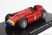 Edicola Ferrari F1 D50 N 1 Majster sveta sezóna 1956 Juan Manuel Fangio - Con Vetrina - s vitrínou 1:24 červená