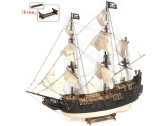 OCCRE Black Swan pirátská loď 1:75 kit