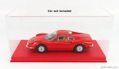 Luxcase Vetrina display box Base In Ecopelle Rossa - Syntetická koža Base Red - Lungh.lenght 45.8 Cm X Largh.width 25.1 Cm X Alt.height 20.6 Cm (altezza Interna Cm 18.5) 1:12 Red