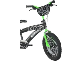 DINO Bikes - Detský bicykel 16" BMX čierny/zelený