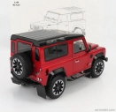 Lcd-model Land rover Defender 90 Works V8 70th Edition 2018 1:18 Red