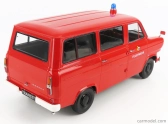 Kk-scale Ford england Transit Minibus Fire Brigade 1965 1:18 Red