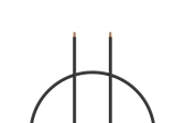 Silikónový kábel 2,5 mm2 1 m (čierny)