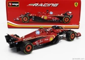 Bburago Ferrari F1  Sf-24 Team Scuderia Ferrari N 55 Season 2024 Carlos Sainz 1:18 Červená Černá