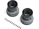 Losi Wheel Disc MT šedá, beadlock čierna (2): Mini LMT