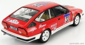 Solido Alfa romeo Alfetta Gtv6 N 23 Rally Tour De Corse 1985 Y.loubet - J.b.vieu 1:18 Červená Bílá