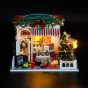 2Kids Toys miniatúrny domček Vianočný obchod s cukrovinkami