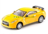 RC auto mini kovové, žlté Nissan