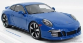 Gt-spirit Porsche 911 991 Carrera Gts Club Coupe 2015 - 60th Years Club Of America - Con Vetrina - S vitrínou 1:18 Blue