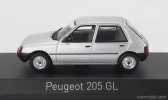 Norev Peugeot 205 Gl 1988 1:43 Strieborný