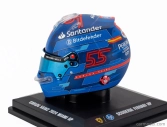 Looksmart Bell helmet Casco Helmet F1 Carlos Sainz Team Ferrari Hp N 55 Miami Gp 2024 1:5 Modrá Červená