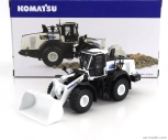 Universal hobbies Komatsu Wa475-10 Ruspa Gommata Tractor Scraper 2010 1:50 biela čierna
