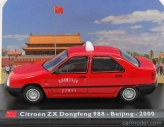 Edicola Citroen Zx Berlina Taxi Dongfeng 988 Beijing 2000 1:43 Red