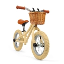 Bigjigs Toys Krémový balančný bicykel