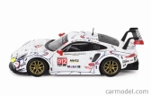 Spark-model Porsche Set 2x 911 991 Rsr Team Porsche Gt N 911 Winner Gtlm Class Petit Le Mans 2018 P.pilet - N.tandy - F.makowiecki + N 912 2nd Gtlm-class Petit Le Mans 2018 E.bamber - L.vanthoor - M.jaminet 1:64 Bílá