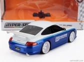 Jada Porsche 911 996 Gt3 Toyo Tires N 845 Racing Coupe 1999 1:24 Bílá Modrá