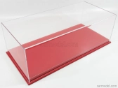 Atlantic Vetrina display box Molhouse Base In Pelle Rossa - Leather Base Red - Lungh.lenght Cm 51 X Largh.width Cm 24 X Alt.height Cm 19 (altezza Interna 15.3 Cm) 1:12 Plastový Displej