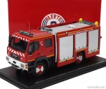 Alerte MAN Le 14.220 Tanker Truck Double Cabine Bemaex Fsr Sdis 28 Sapeurs Pompiers D'eure Et Loir 2004 1:43 Červená sivá