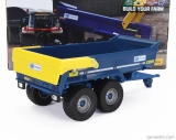 Britains Kane Dump Trailer - Carrello Cassone Ribaltabile 1:32 Modro-žltá