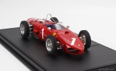 Gp-replicas Ferrari F1  156 N 1 3rd Dutch Zandvoort Gp 1962 Phil Hill 1:18 Red