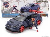 Jada Subaru Wrx Sti Whitebody With Jujutsu Kaisen Yuji Itadori Figure 2016 1:24 Grey