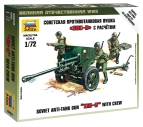 Zvezda Snap Kit - ZIS-3 76mm (1:72)