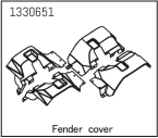 1330651 - Fender Cover Set - Yucatan