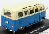 Bburago Volkswagen T1 Samba Minibus Custom 1967 1:32 Krémově Modrá