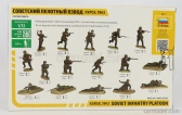 Zvezda Figúrky Soldati - Vojaci Vojenská sovietska pešia čata 1:72 /