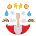 Bigjigs Toys Balančná hra Počasie – poškodený obal
