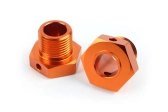 šesťhranné objímky 17 mm (oranžové/2ks)