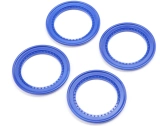Losi beadlock ring blue (4): LMT 2.0