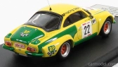 Trofeu Renault A110 Alpine N 22 Rally Ypres 1976 F.roothaert - E.nijs 1:43 Žltozelená