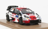 Spark-model Toyota Yaris Wrc Team Toyota Gazoo Racing Wrt N 69 Winner Rally Estonia 2021 K.rovanpera - J.halttunen 1:43 Biela červená čierna