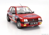 Solido Peugeot 205 1.6 Gti N 132 Rally Montecarlo 1986 Francois Delecour - Anne Chantal Pauwels 1:18 Červená