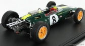 Gp-replicas Lotus F1 Climax 25 N 8 World Champion Winner Italy Gp 1963 Jim Clark - Con Vetrina - With Showcase 1:18 Zelená Žlutá