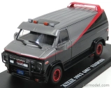 Greenlight GMC Vandura Cargo G.series Van - A-team - 1983 1:43 Černá Červená