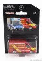 Majorette Mercedes benz Sprinter Van Feuerwehr 2018 1:64 Červená Žlutá Bílá