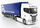 Eligor Scania S500 Truck Telonato Gelin Transports 2016 1:43 Biela Modrá