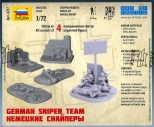 Zvezda figurky - němečtí odstřelovači (1:72)