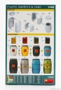 Miniart Accessories Plastic Barrels & Cans 1:48 /