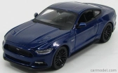 Maisto Ford USA Mustang Coupe 5.0 Gt 2015 1:24 Blue Met