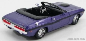 Maisto Dodge Challenger R/t 426 Hemi Convertible 1970 1:24 fialovo-čierna