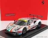 Looksmart Ferrari 488 Gte Evo 3.9l Turbo V8 Team Af Corse N 54 1:43, stříbrná